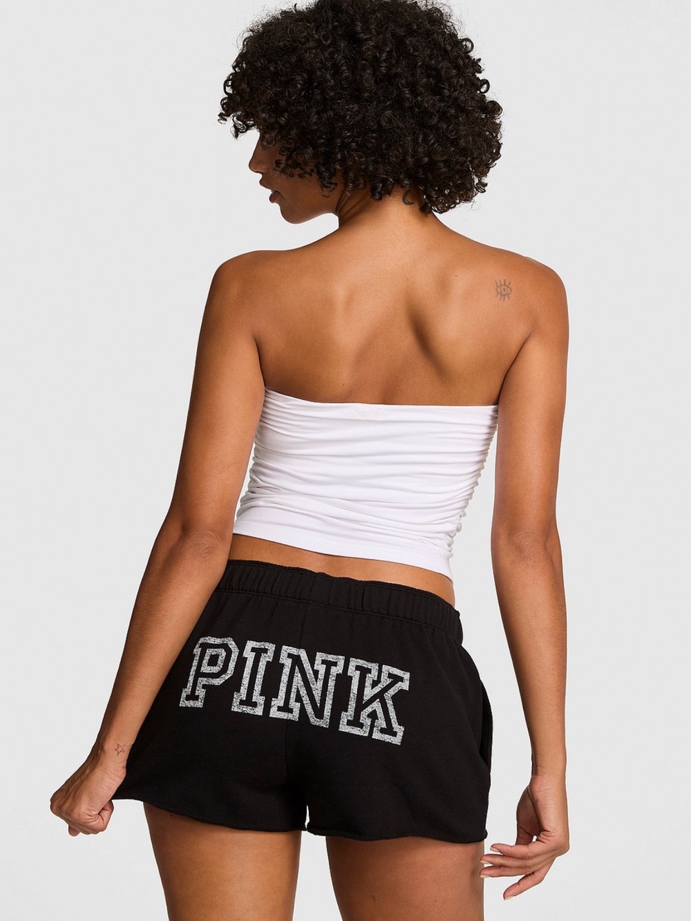 VS PINK CAMPUS SHORTIE SHORTS XL NWT